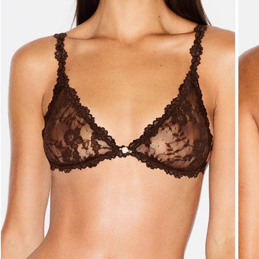 SKIMS Chocolate Lace Bralette